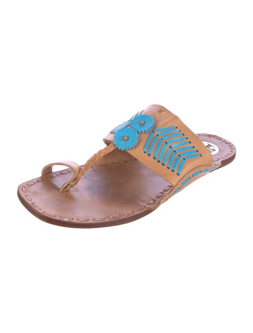 Tory Burch Leather Slides