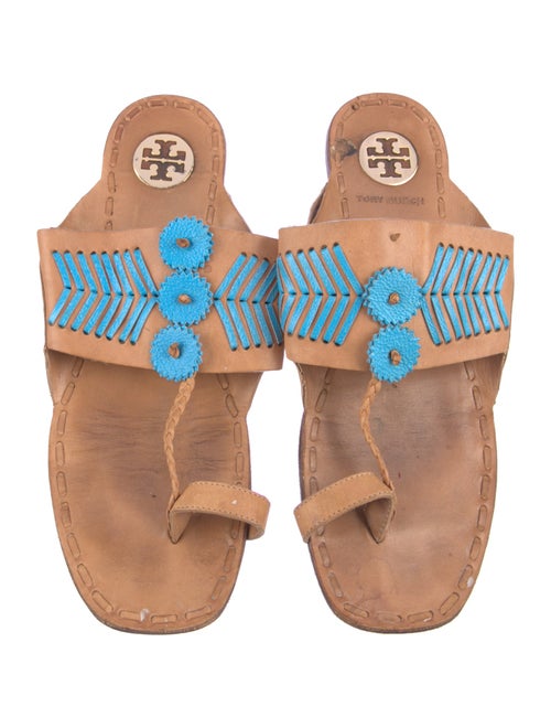 Tory Burch Leather Slides