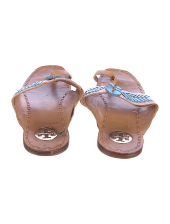 Tory Burch Leather Slides