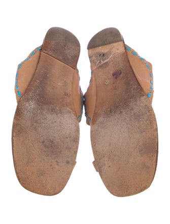 Tory Burch Leather Slides