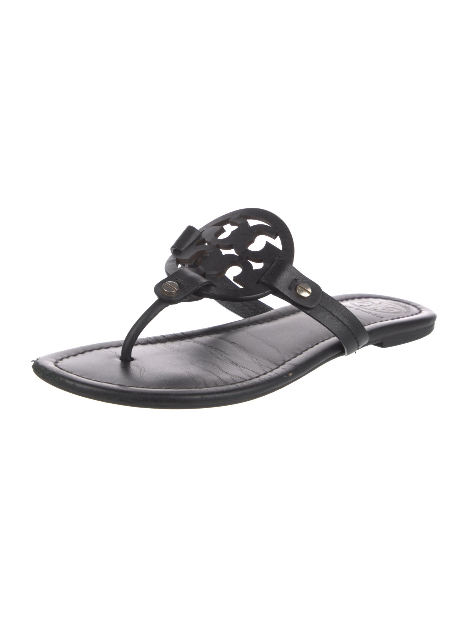 Tory Burch Leather Slides