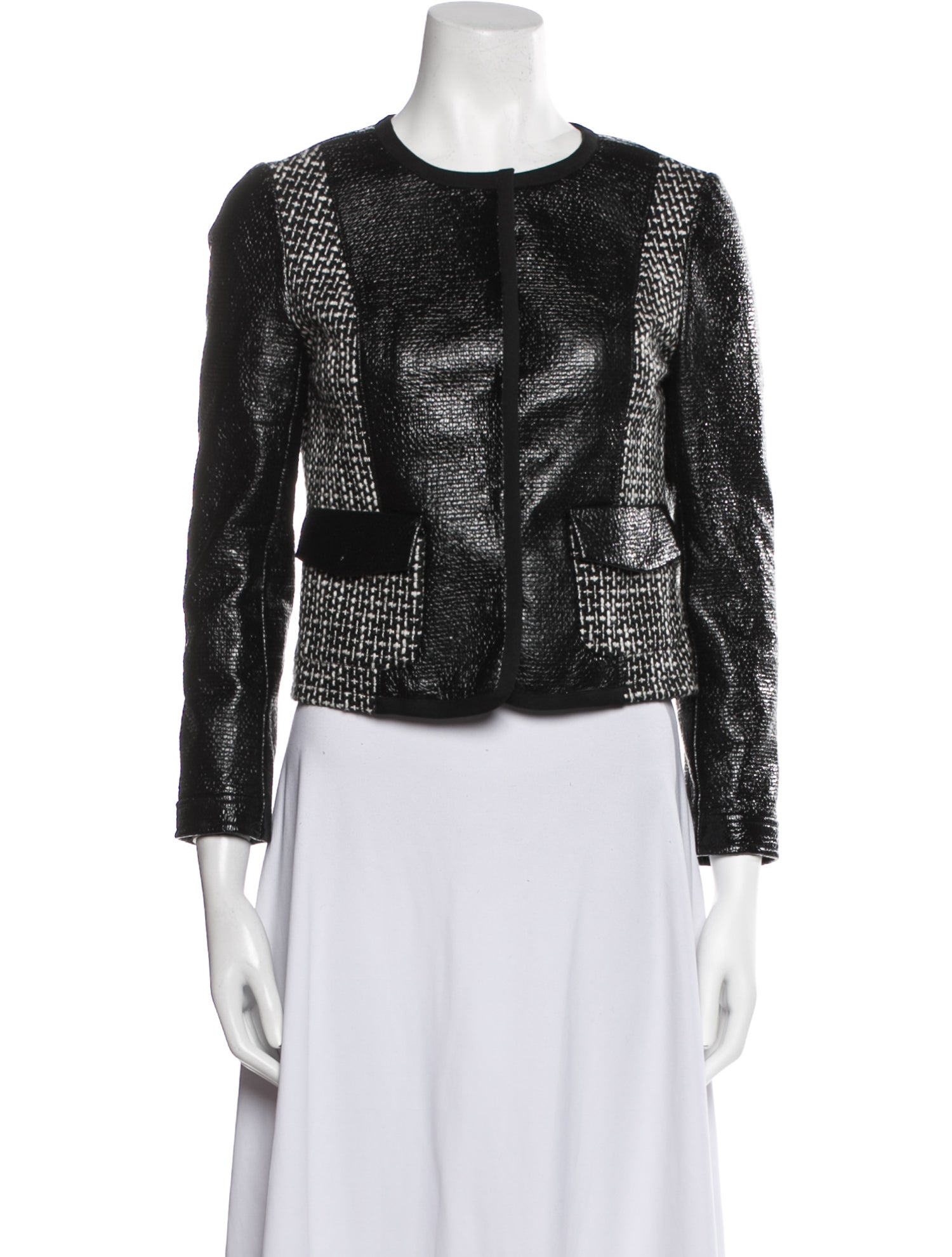 Tory Burch Tweed Pattern Jacket