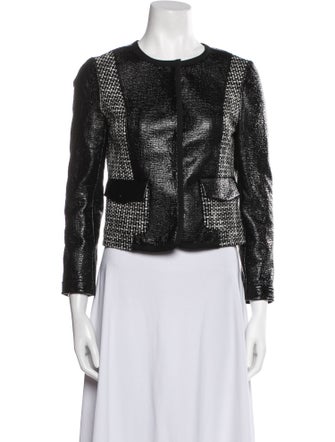 Tory Burch Tweed Pattern Jacket