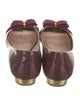 Tory Burch Patent Leather Bow Accents Flats