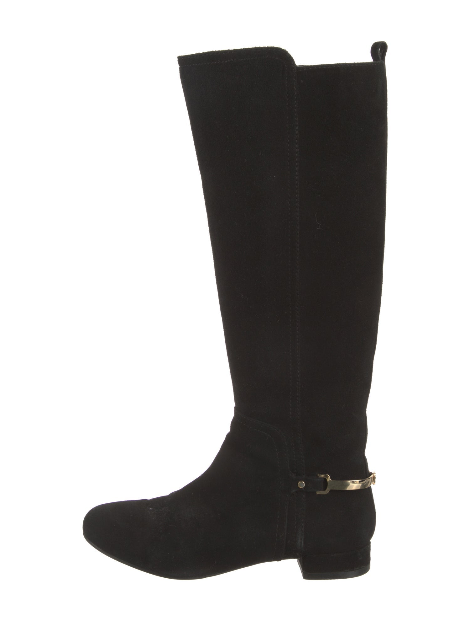 Tory Burch Suede Riding Boots