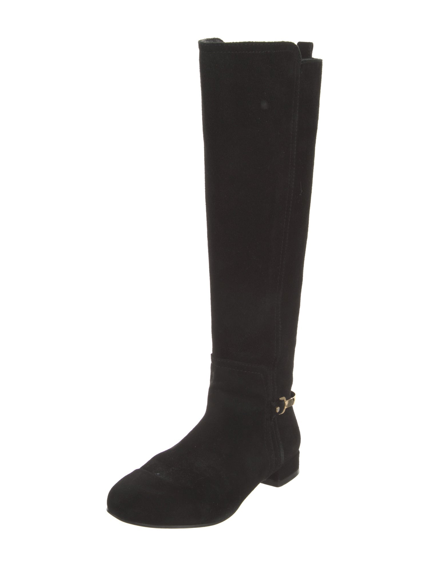 Tory Burch Suede Riding Boots