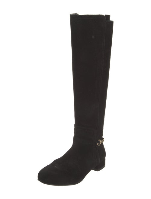 Tory Burch Suede Riding Boots