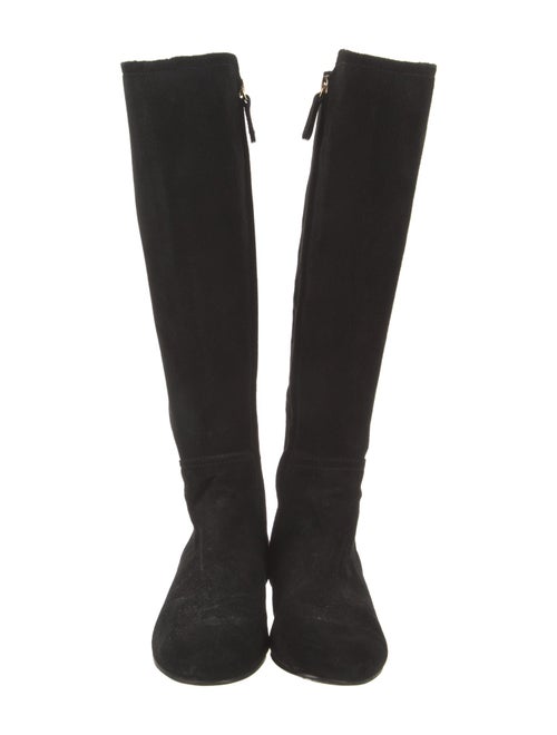Tory Burch Suede Riding Boots