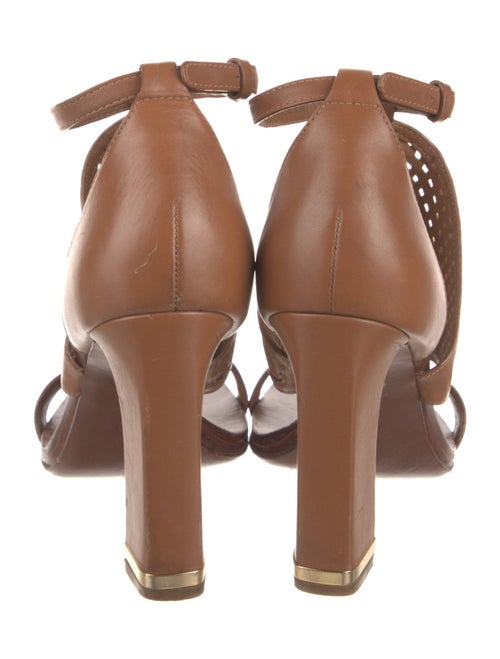 Tory Burch Leather Lasercut Accents Slingback Sandals