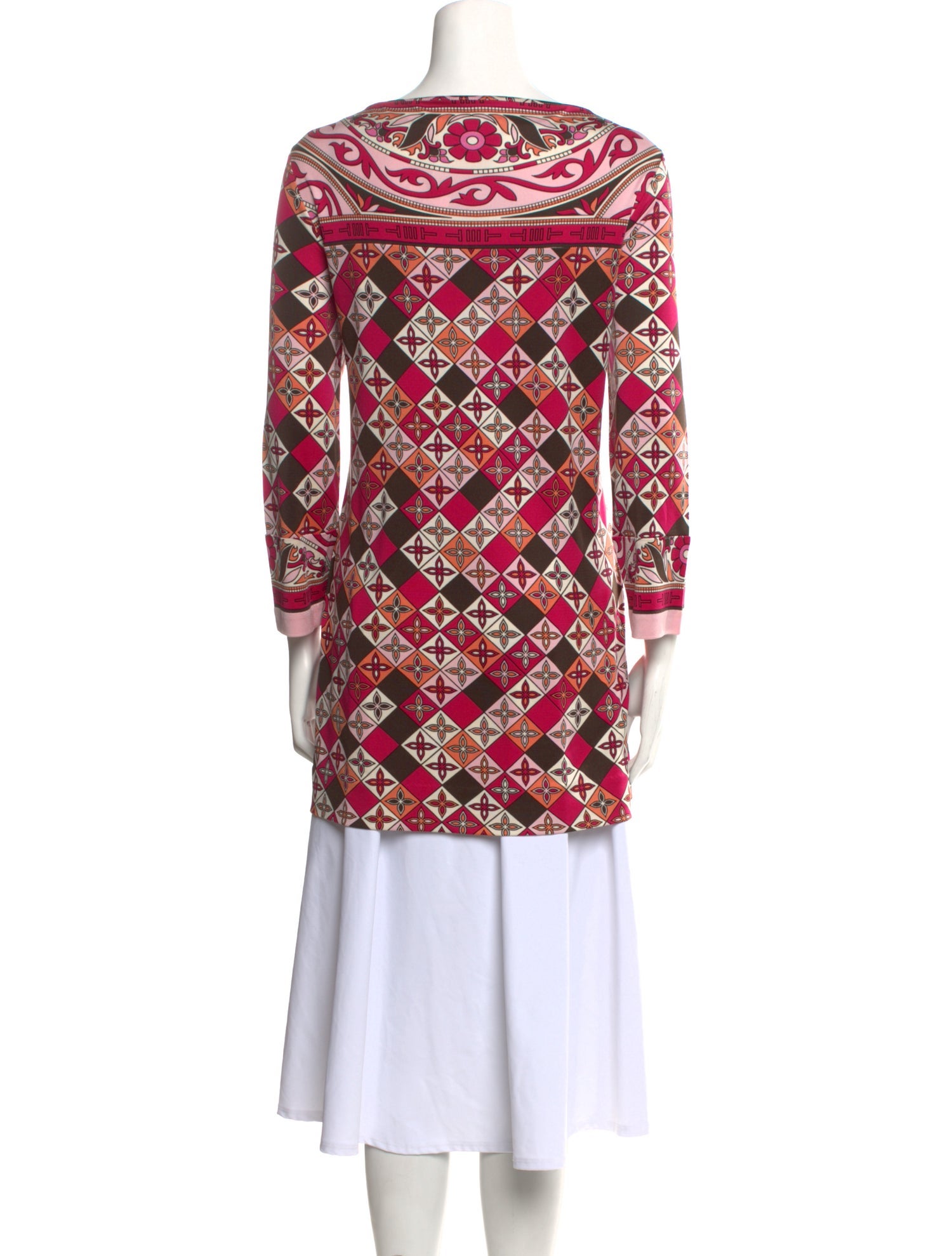 Tory Burch Silk Printed Tunic