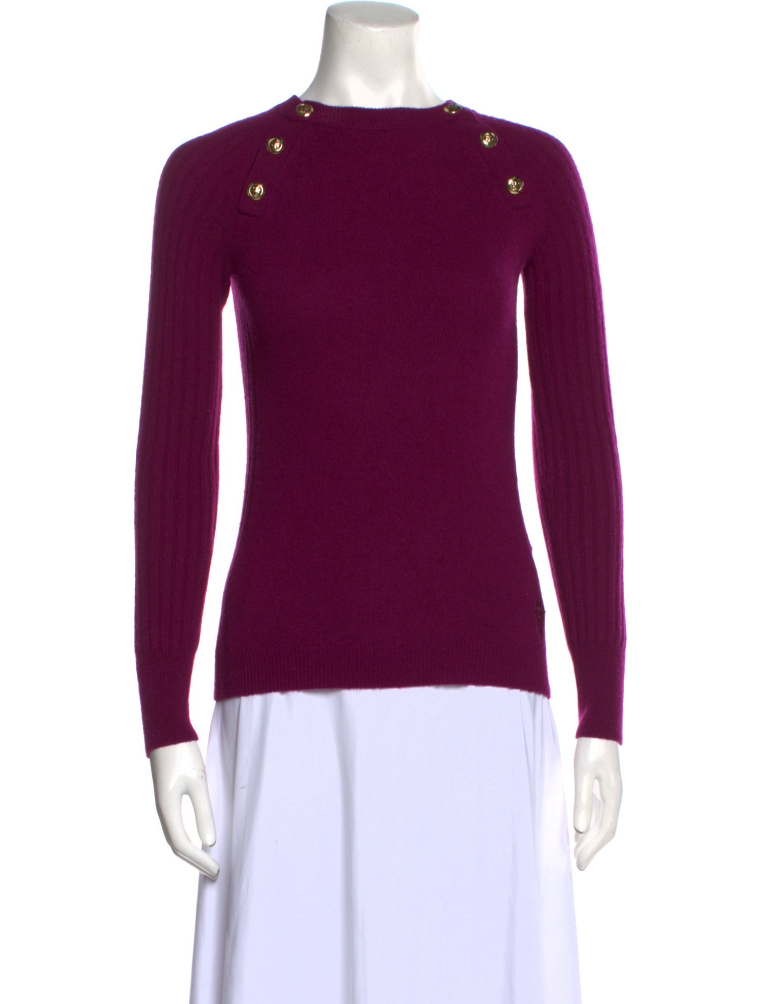 Tory Burch Cashmere Bateau Neckline Sweater