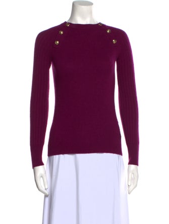 Tory Burch Cashmere Bateau Neckline Sweater