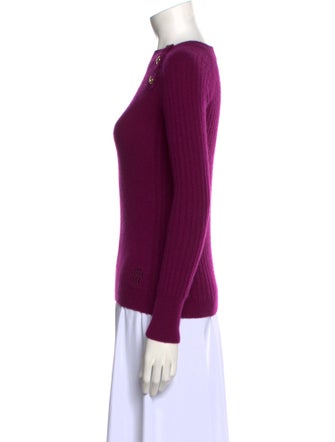 Tory Burch Cashmere Bateau Neckline Sweater