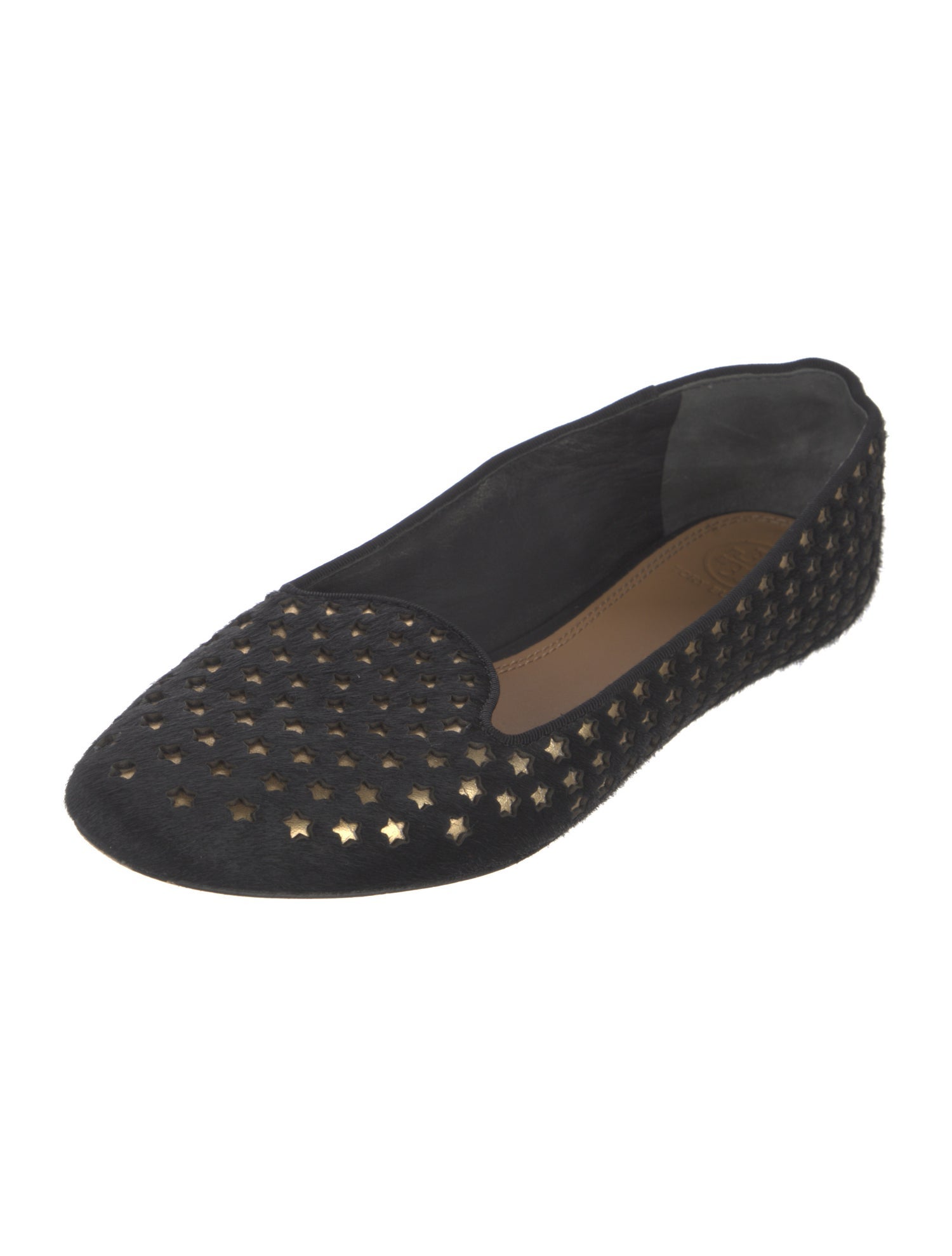 Tory Burch Printed Lasercut Accents Flats