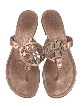Tory Burch Leather Slides