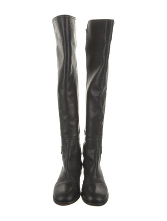 Tory Burch Leather Riding Boots