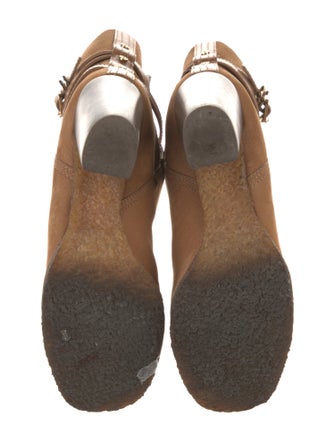 Tory Burch Leather Leather Trim Embellishment Boots