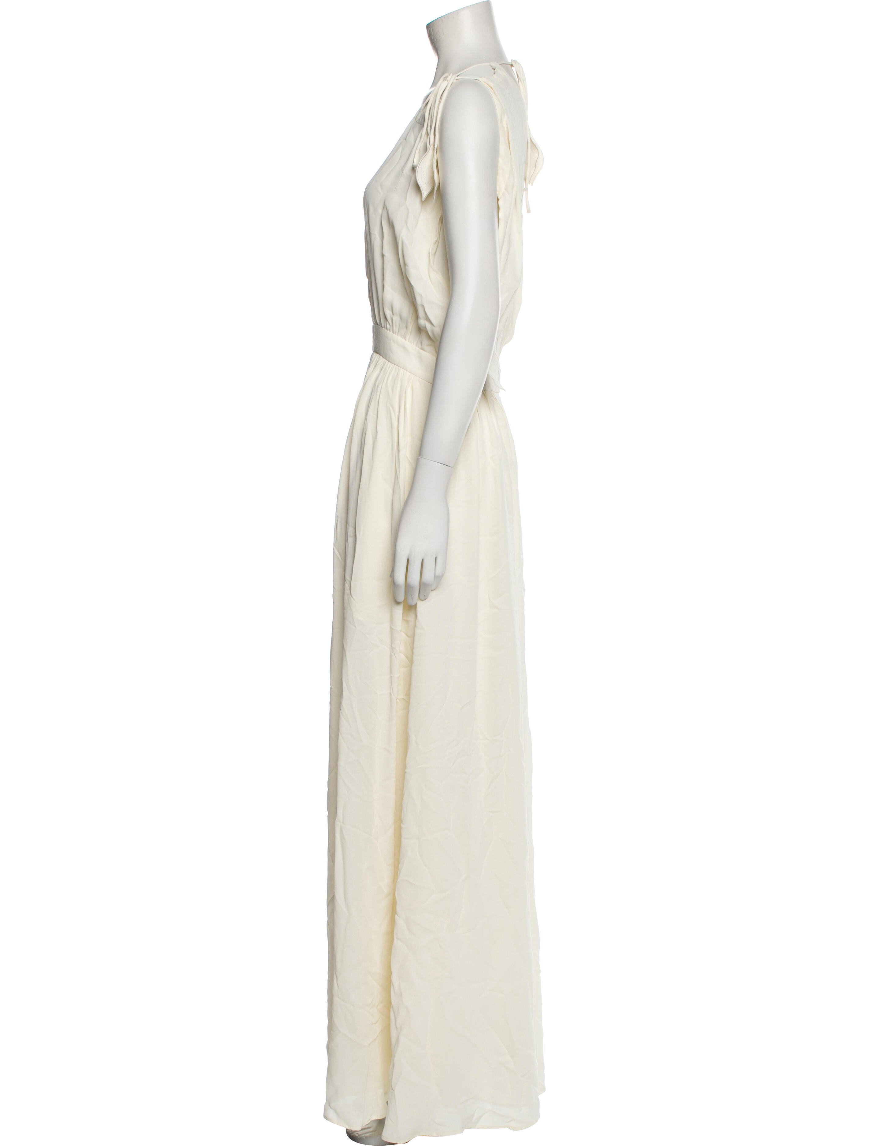 Tory Burch Square Neckline Long Dress