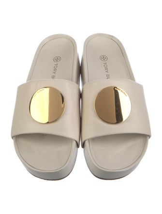 Tory Burch Leather Slides