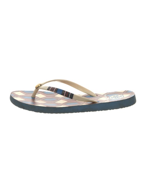 Tory Burch Rubber Printed Flip Flops