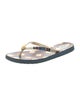Tory Burch Rubber Printed Flip Flops