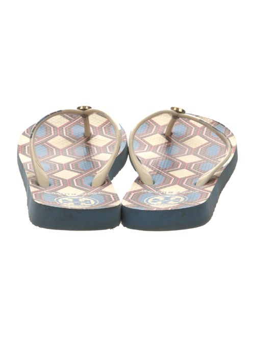 Tory Burch Rubber Printed Flip Flops