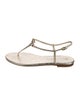 Tory Burch Leather T-Strap Sandals