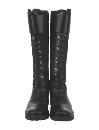 Tory Burch Leather Rain Boots