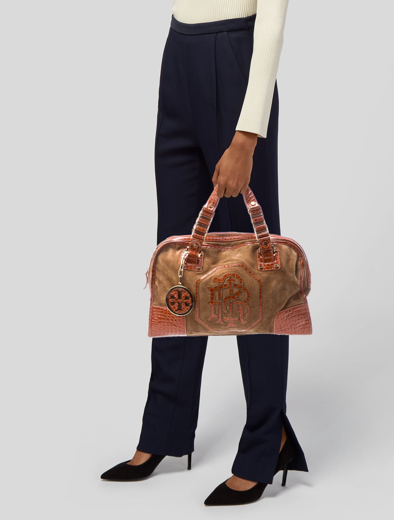 Tory Burch Suede Shoulder Bag