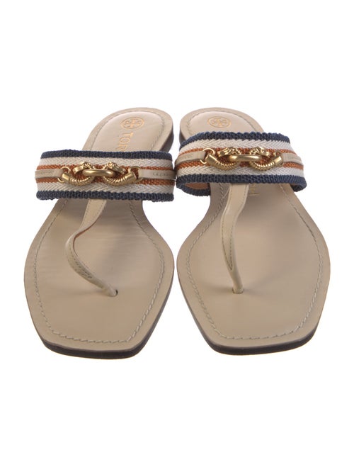Tory Burch Leather Slides