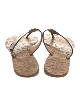 Tory Burch Patent Leather Slides