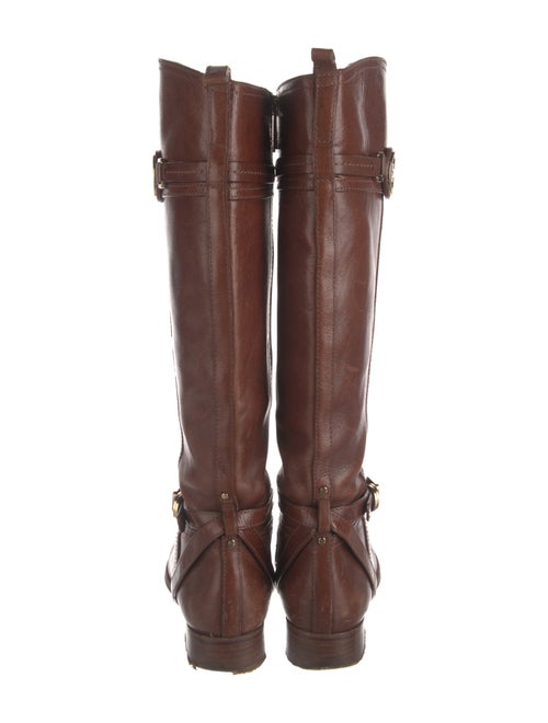 Tory Burch Leather Studded Accents Riding Boots
