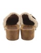 Tory Burch Faux Fur Animal Print Mules