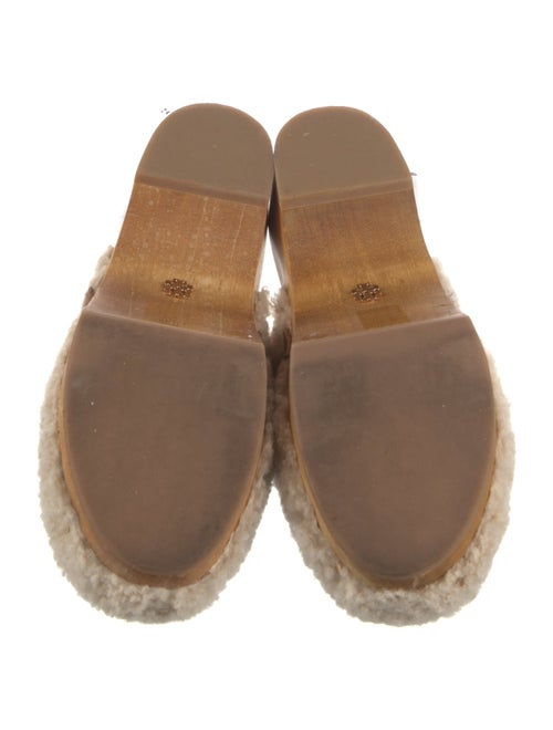 Tory Burch Faux Fur Animal Print Mules