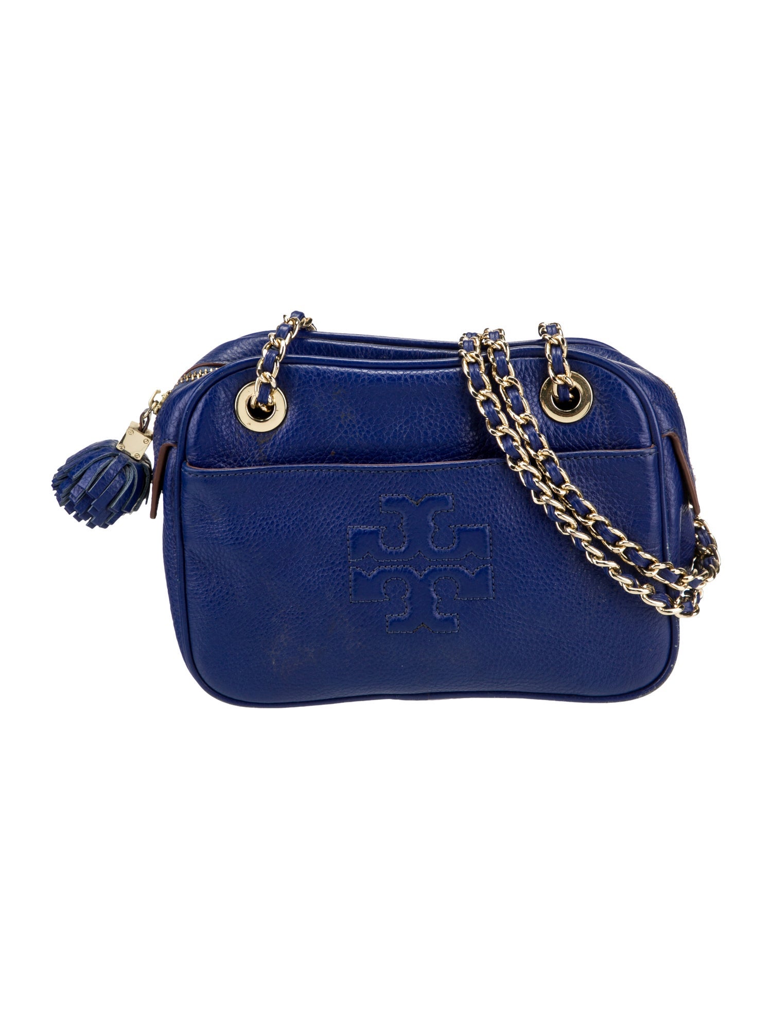 Tory Burch Black Calf Leather Bos Taurus Shoulder Bag main image 1