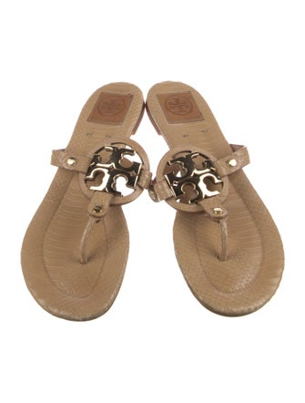 Tory Burch Leather Slides