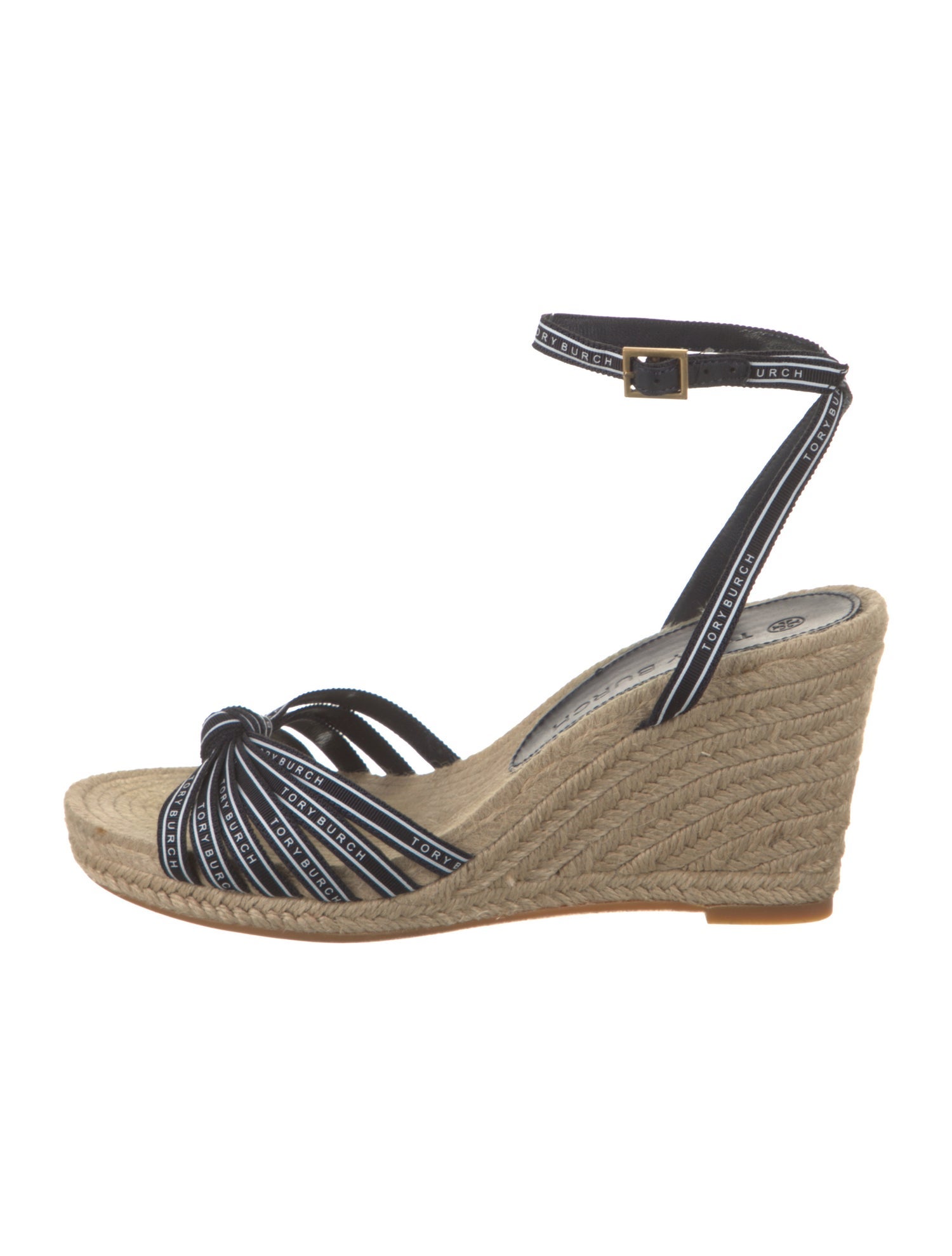 Tory Burch Printed Braided Accents Espadrilles