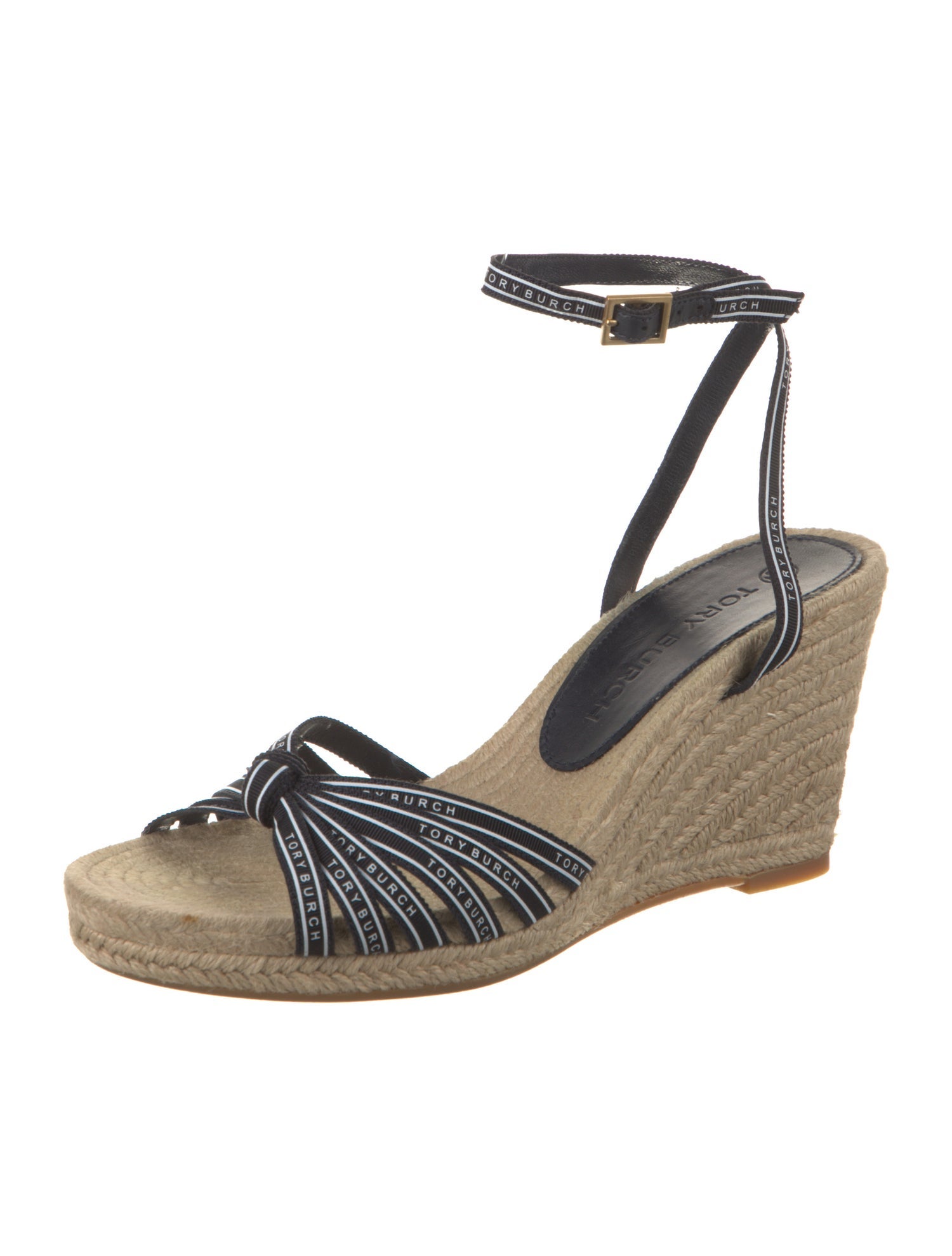 Tory Burch Printed Braided Accents Espadrilles