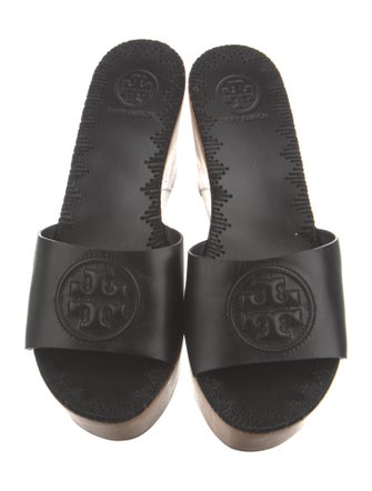 Tory Burch Leather Slides