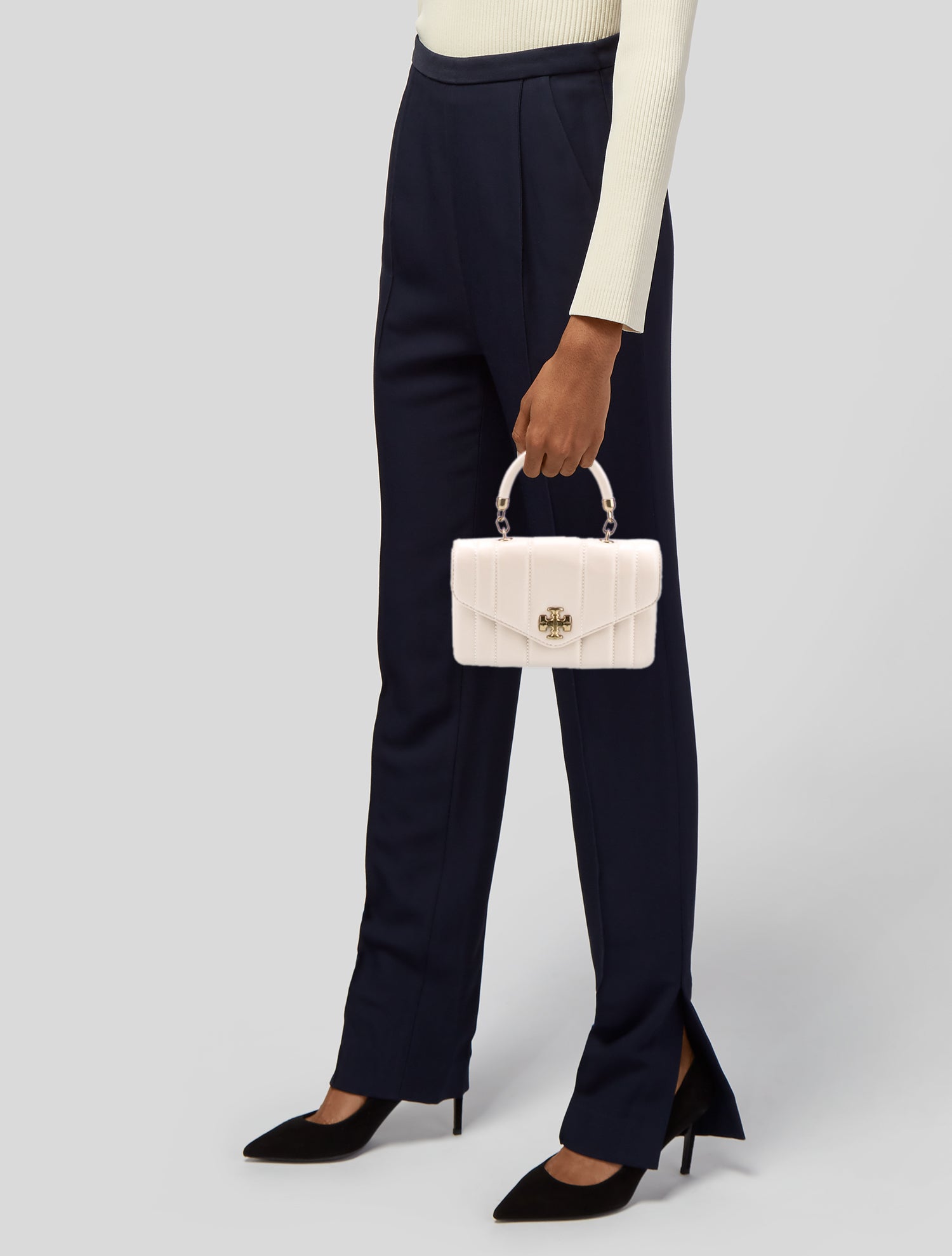 Tory Burch Leather Top Handle Bag