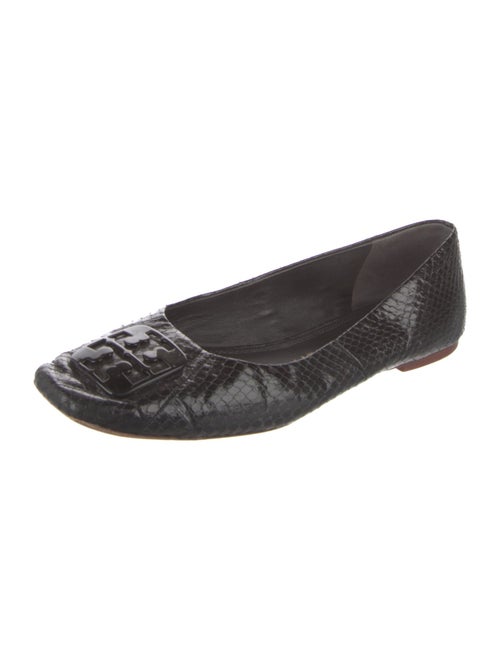 Tory Burch Snakeskin Animal Print Ballet Flats