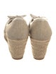 Tory Burch Canvas Bow Accents Espadrilles