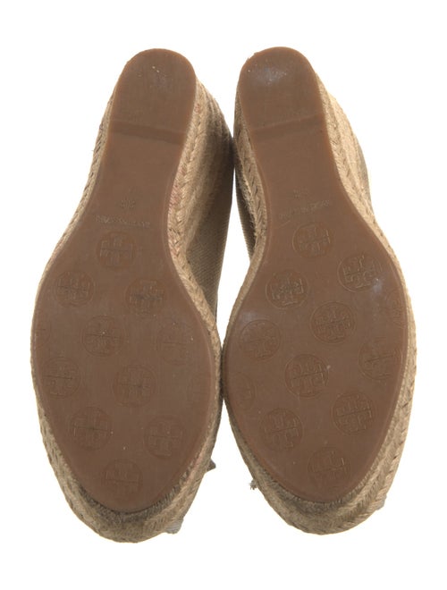 Tory Burch Canvas Bow Accents Espadrilles