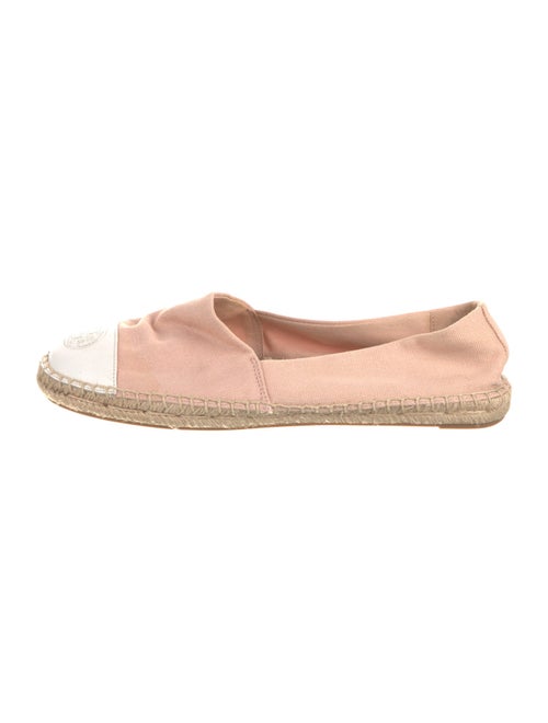 Tory Burch Canvas Embroidered Accent Espadrilles