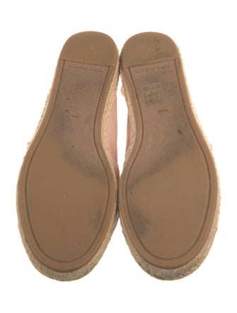 Tory Burch Canvas Embroidered Accent Espadrilles