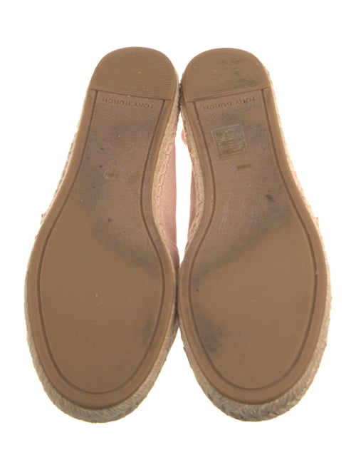 Tory Burch Canvas Embroidered Accent Espadrilles