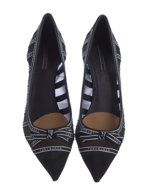 Tory Burch Mesh Printed Pumps