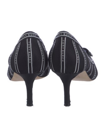 Tory Burch Mesh Printed Pumps