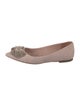 Tory Burch Suede Bow Accents Flats