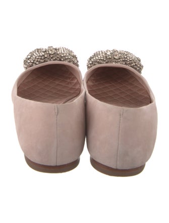 Tory Burch Suede Bow Accents Flats